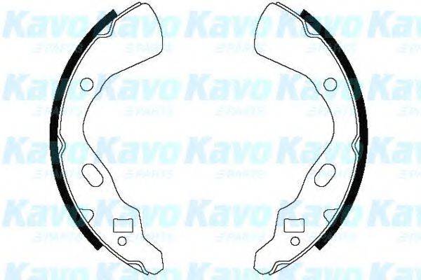 KAVO PARTS BS4400 Комплект гальмівних колодок