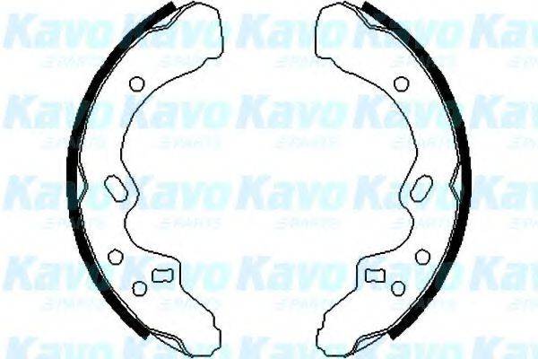 KAVO PARTS BS5409 Комплект гальмівних колодок