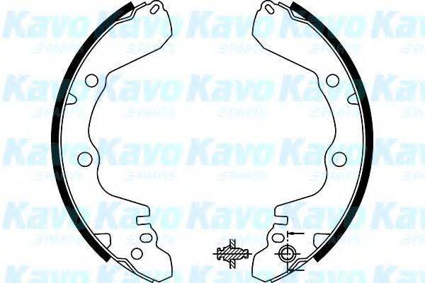 KAVO PARTS BS6416 Комплект гальмівних колодок