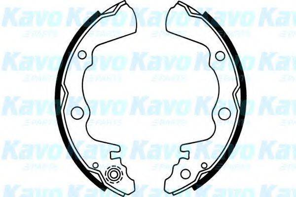 KAVO PARTS BS8402 Комплект гальмівних колодок