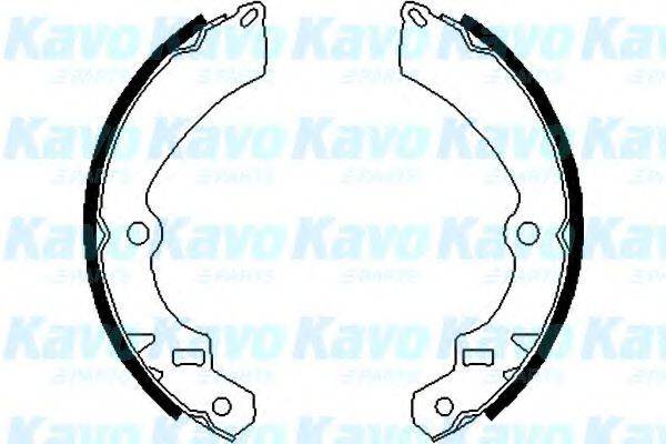 KAVO PARTS BS8905 Комплект гальмівних колодок