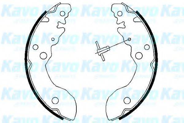 KAVO PARTS BS8913 Комплект гальмівних колодок