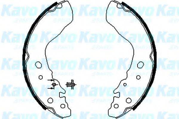 KAVO PARTS BS8914 Комплект гальмівних колодок