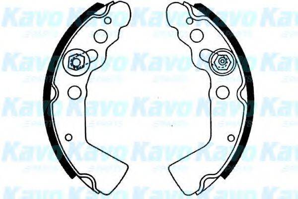 KAVO PARTS BS8920 Комплект гальмівних колодок