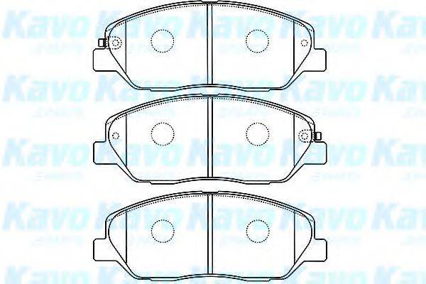 KAVO PARTS BP3032 Комплект гальмівних колодок, дискове гальмо