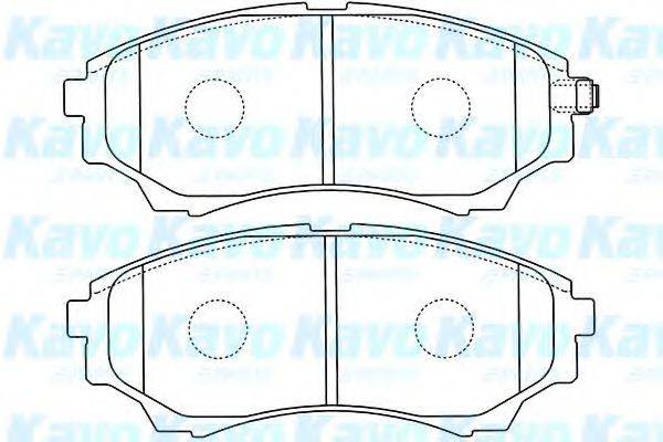 KAVO PARTS BP4570 Комплект гальмівних колодок, дискове гальмо