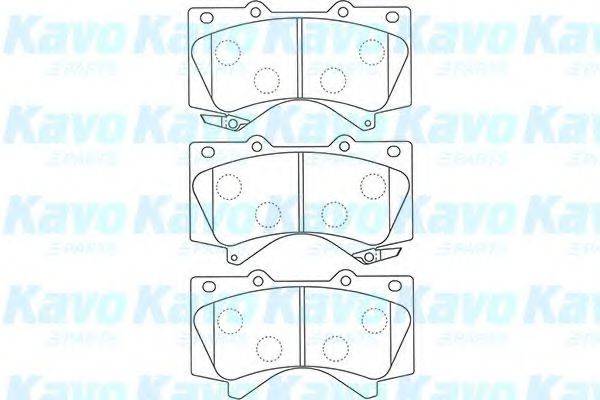 KAVO PARTS BP9121 Комплект гальмівних колодок, дискове гальмо