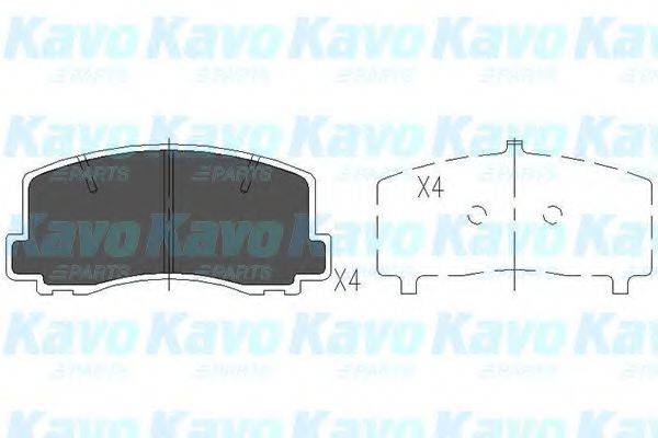 KAVO PARTS KBP5522 Комплект гальмівних колодок, дискове гальмо