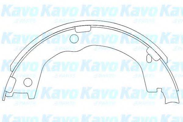 KAVO PARTS KBS3404 Комплект гальмівних колодок