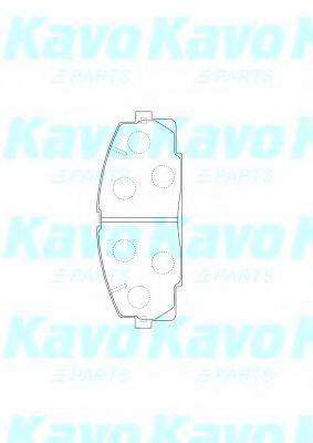 KAVO PARTS BP9135 Комплект гальмівних колодок, дискове гальмо