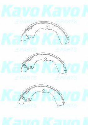 KAVO PARTS BS6425 Комплект гальмівних колодок