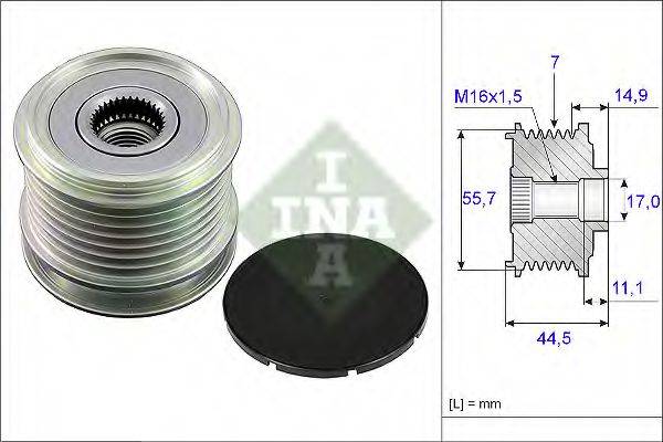 INA 535004210 Механізм вільного ходу генератора