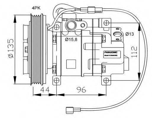 NRF 32095G Компресор, кондиціонер