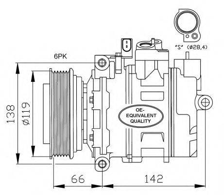 NRF 32111 Компресор, кондиціонер