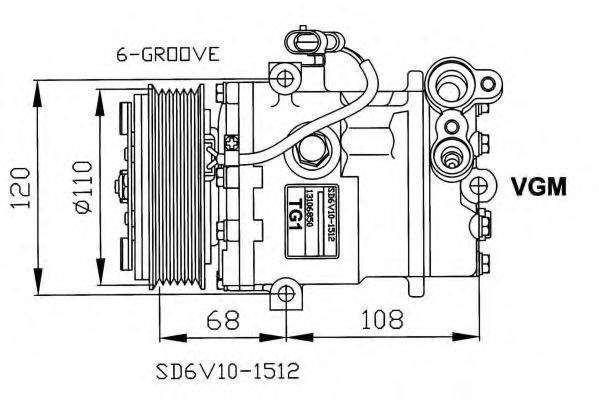 NRF 32230G Компресор, кондиціонер