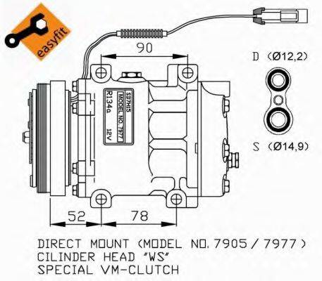 NRF 32272G Компресор, кондиціонер