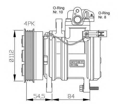 NRF 32439G Компресор, кондиціонер