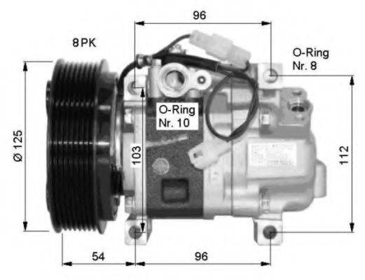 NRF 32457 Компресор, кондиціонер