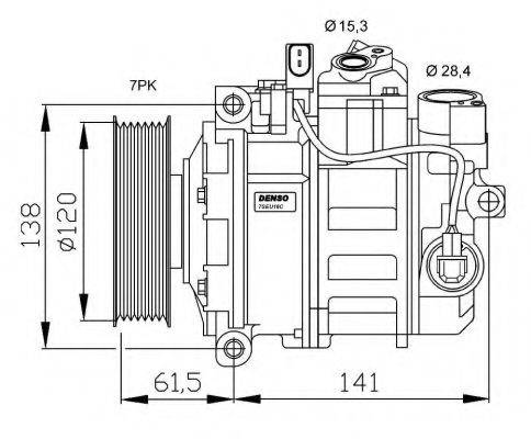 NRF 32777G Компресор, кондиціонер