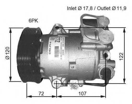 NRF 32782G Компресор, кондиціонер