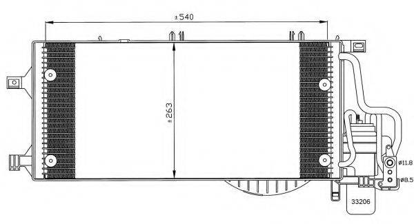 NRF 35531 Конденсатор, кондиціонер