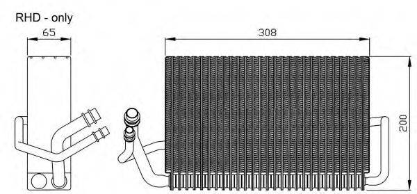 NRF 36117 Випарник, кондиціонер