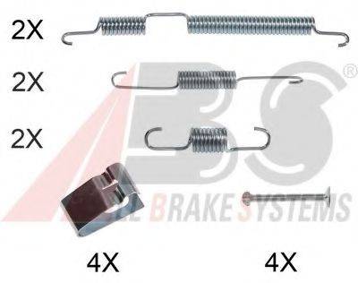A.B.S. 0017Q Комплектуючі, гальмівна колодка