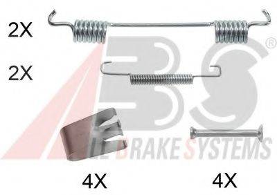 A.B.S. 0023Q Комплектуючі, гальмівна колодка