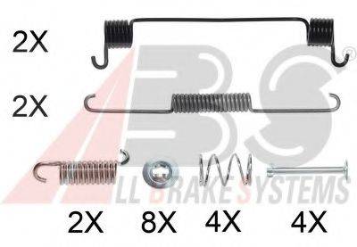 A.B.S. 0561Q Комплектуючі, гальмівна колодка