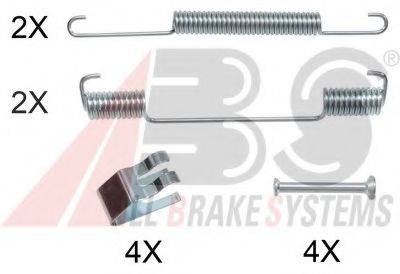 A.B.S. 0608Q Комплектуючі, гальмівна колодка