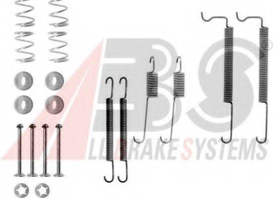 A.B.S. 0744Q Комплектуючі, гальмівна колодка