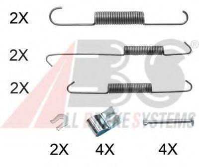A.B.S. 0854Q Комплектуючі, гальмівна колодка