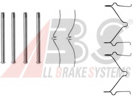 A.B.S. 1124Q Комплектуючі, колодки дискового гальма