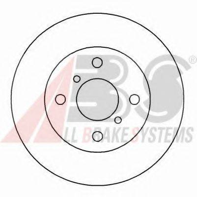 A.B.S. 15554OE гальмівний диск