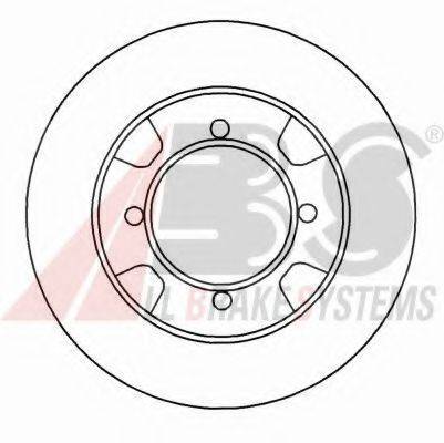 A.B.S. 15875 гальмівний диск
