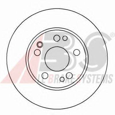 A.B.S. 15877OE гальмівний диск