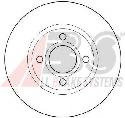 A.B.S. 16075 гальмівний диск