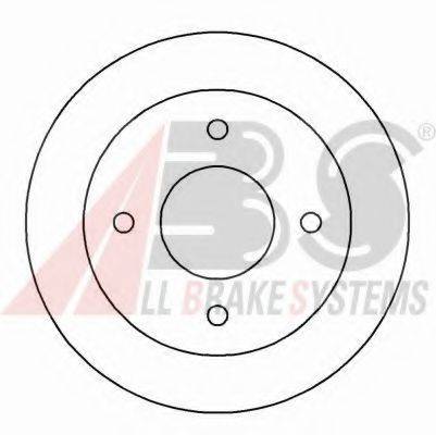A.B.S. 16157OE гальмівний диск