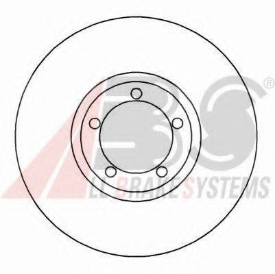 A.B.S. 16196OE гальмівний диск