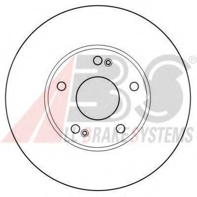 A.B.S. 16218OE гальмівний диск