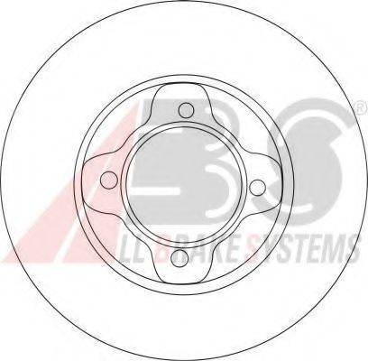 A.B.S. 16931 гальмівний диск