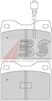 A.B.S. 360911 Комплект гальмівних колодок, дискове гальмо