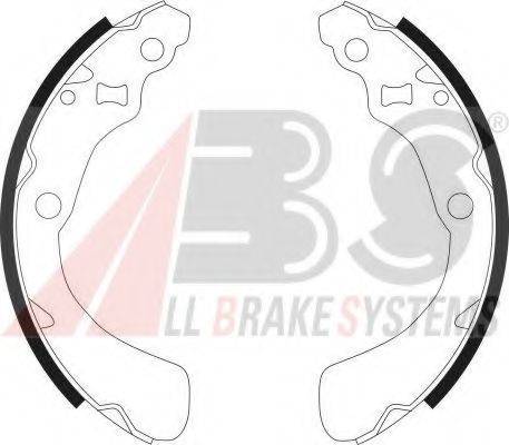 A.B.S. 9077 Комплект гальмівних колодок
