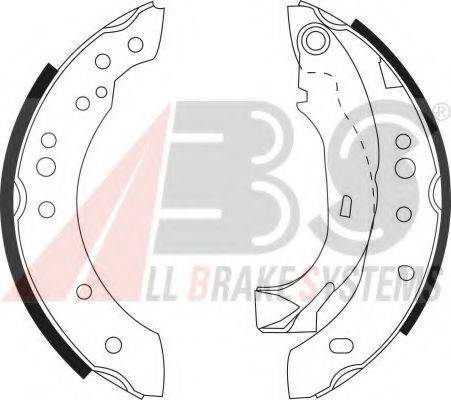 A.B.S. 9127 Комплект гальмівних колодок