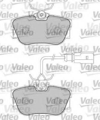 VALEO 597436 Комплект гальмівних колодок, дискове гальмо