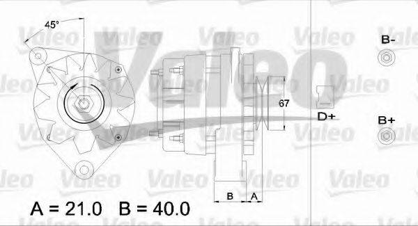 VALEO 433358 Генератор