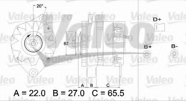 VALEO 433374 Генератор