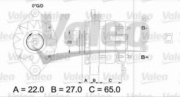 VALEO 433437 Генератор