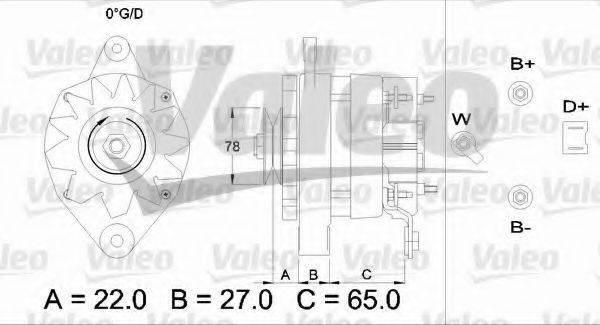 VALEO 433451 Генератор