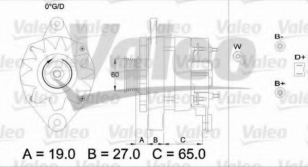 VALEO 433460 Генератор